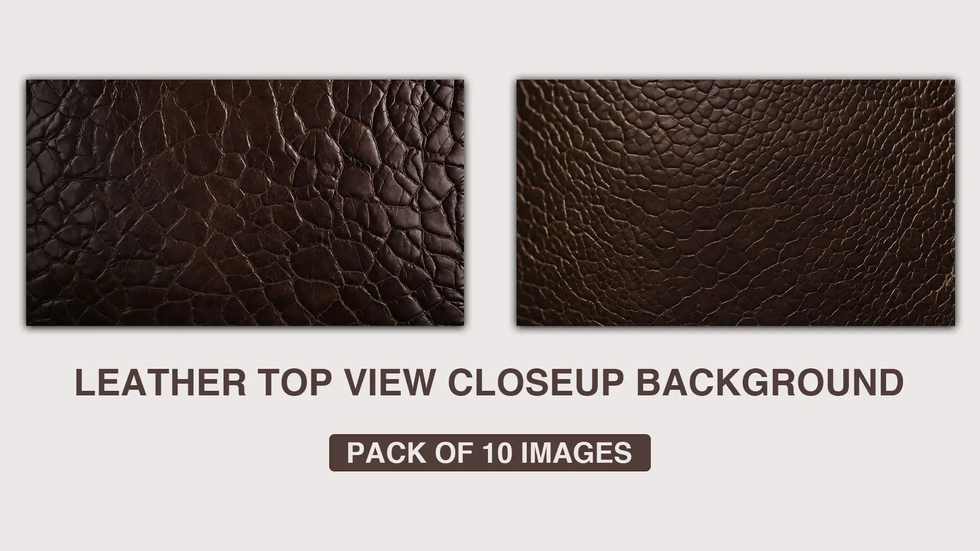 Brown Leather Closeup Textures Top View Pack HD Backgrounds